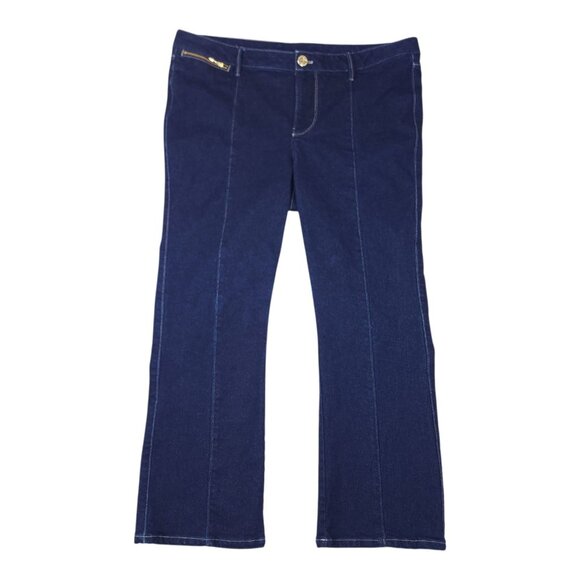 Spartina 449 Womens Denim Pants Jeans Size 14 Cotton & Spandex Blend Dark Wash - Picture 12 of 12